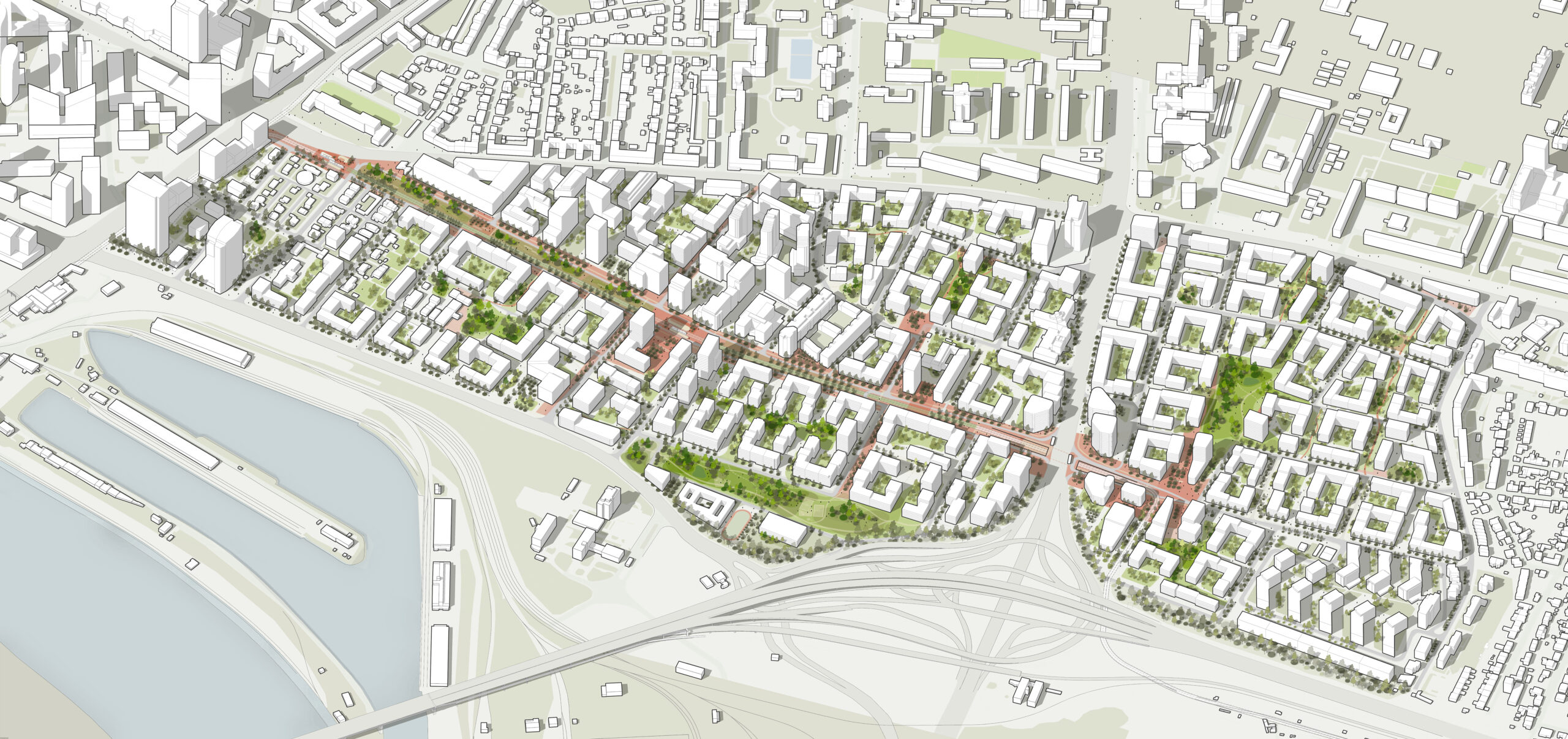 Návrh novej urbanistickej štúdie MIB-u predstavuje prototyp citlivého vytvárania mestských štvrtí